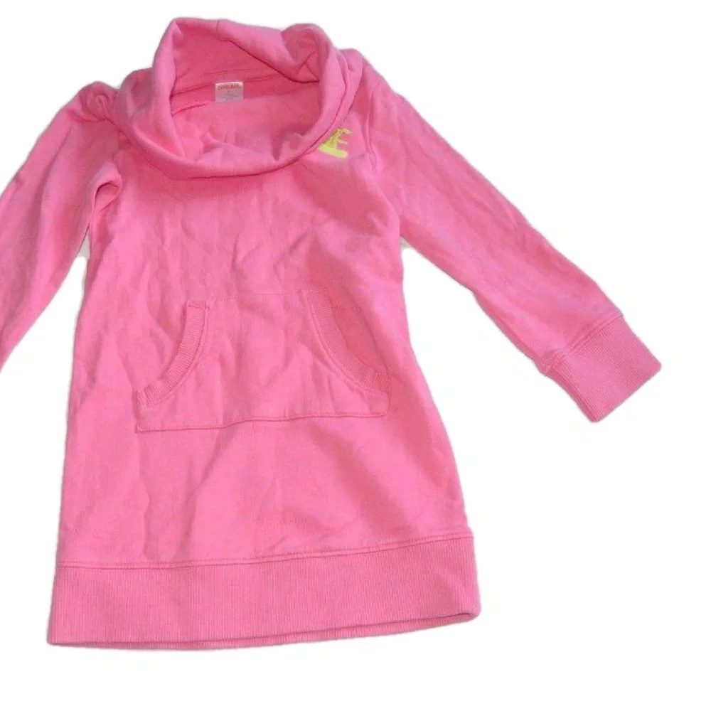 Gymboree Cowl Neck Dress 4 Snow Sports‎ pink